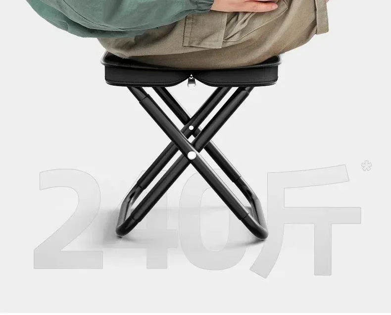 Portable multifunctional outdoor picnic camping folding chair, ultra light fishing stool, travel stool, fishing accessories Portable multifunctional outdoor picnic camping folding chair, ultra light fishing stool, travel stool, fishing accessories