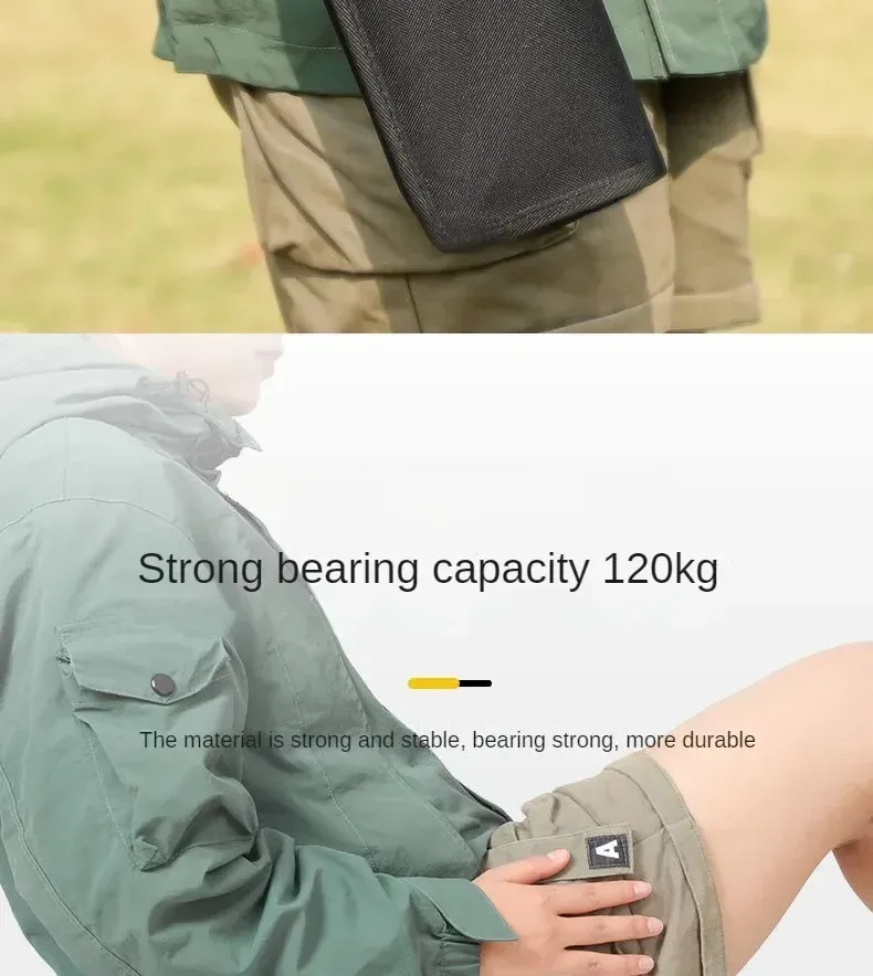 Portable multifunctional outdoor picnic camping folding chair, ultra light fishing stool, travel stool, fishing accessories Portable multifunctional outdoor picnic camping folding chair, ultra light fishing stool, travel stool, fishing accessories