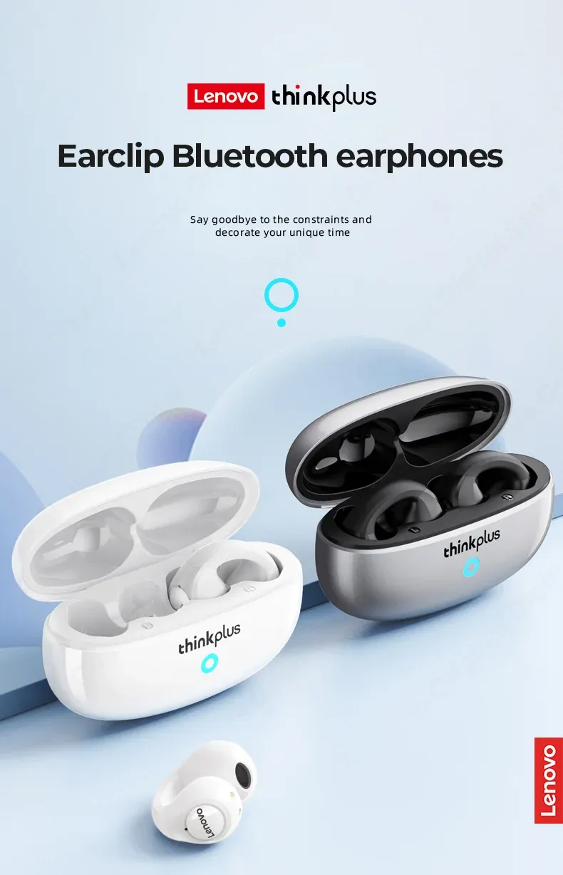 Lenovo XT83 II Wireless Headphones Bluetooth 5.3 Earphones Earclip Design Touch Control Bone Conduction Earbuds Sports Headsets Lenovo XT83 II Wireless Headphones Bluetooth 5.3 Earphones Earclip Design Touch Control Bone Conduction Earbuds Sports Headsets