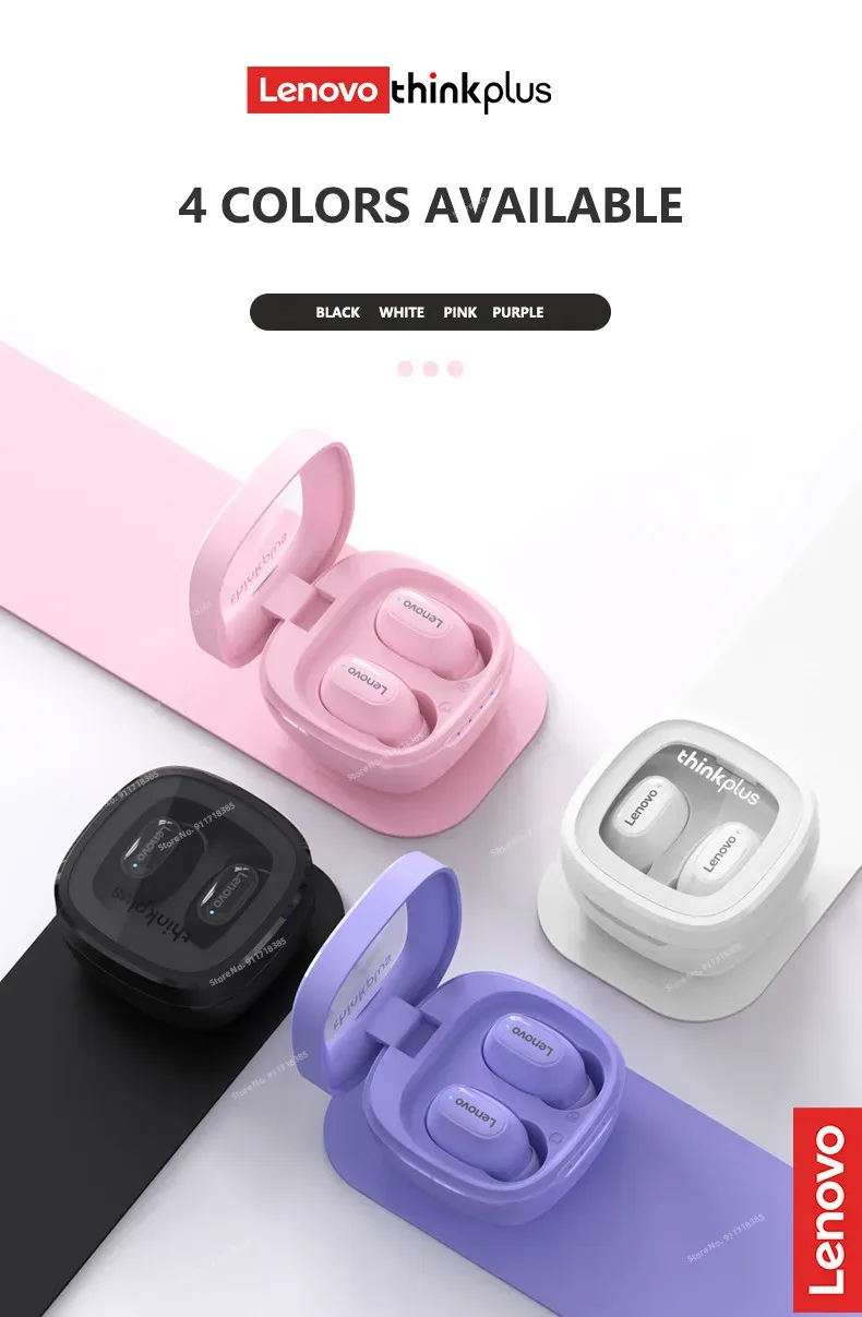 Lenovo XT62 Bluetooth 5.3 Earphones Wireless HiFi Sport Noise Reduction Headset with Mic Touch Control TWS Original Earbuds Lenovo XT62 Bluetooth 5.3 Earphones Wireless HiFi Sport Noise Reduction Headset with Mic Touch Control TWS Original Earbuds