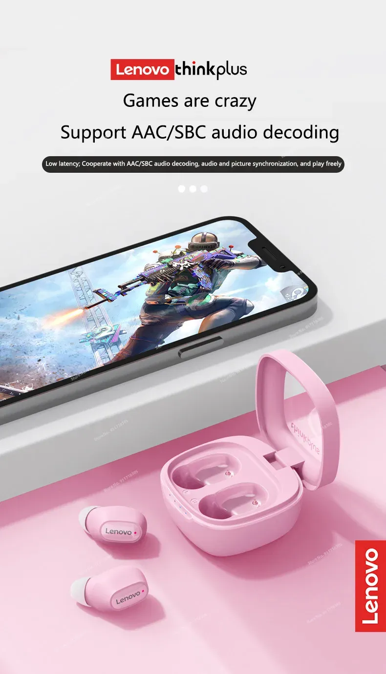 Lenovo XT62 Bluetooth 5.3 Earphones Wireless HiFi Sport Noise Reduction Headset with Mic Touch Control TWS Original Earbuds Lenovo XT62 Bluetooth 5.3 Earphones Wireless HiFi Sport Noise Reduction Headset with Mic Touch Control TWS Original Earbuds