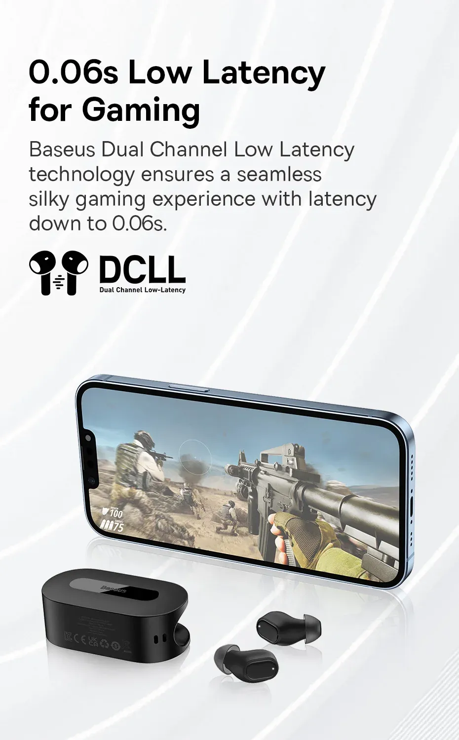 Baseus Bowie EZ10 TWS Earphone Bluetooth 5.3 Wireless Headphone Fast Charge Mini in Ear Earbuds Sports Headset 0.06s Low Latency Baseus Bowie EZ10 TWS Earphone Bluetooth 5.3 Wireless Headphone Fast Charge Mini in Ear Earbuds Sports Headset 0.06s Low Latency