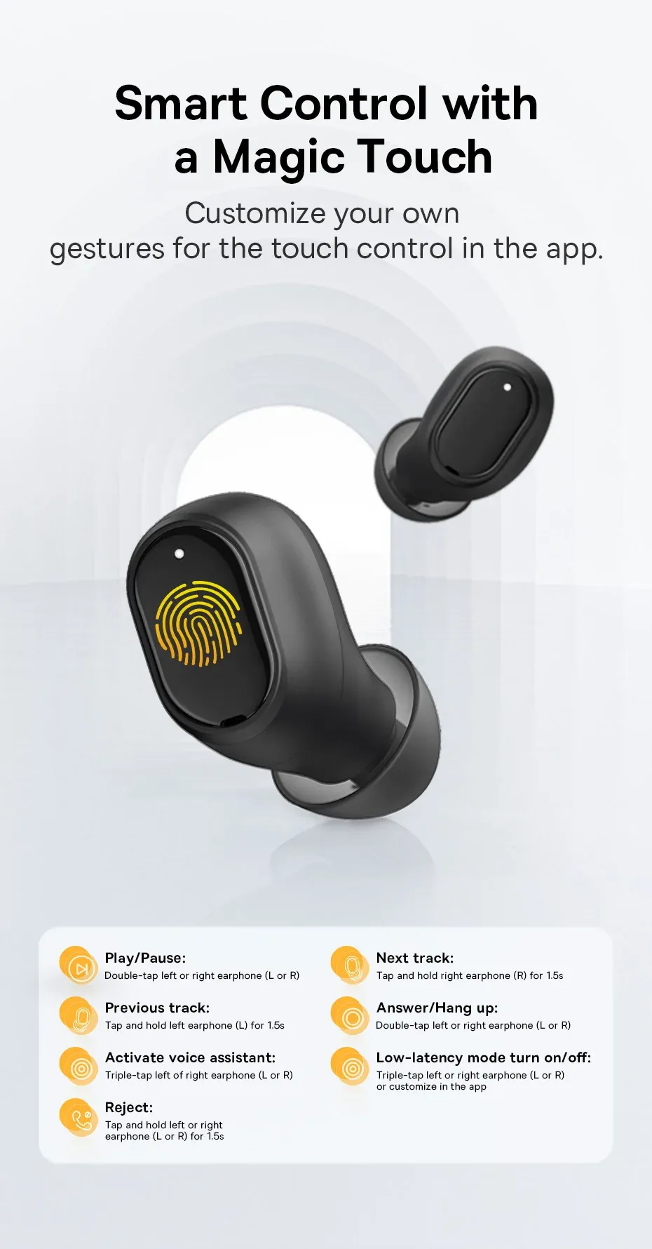 Baseus Bowie EZ10 TWS Earphone Bluetooth 5.3 Wireless Headphone Fast Charge Mini in Ear Earbuds Sports Headset 0.06s Low Latency Baseus Bowie EZ10 TWS Earphone Bluetooth 5.3 Wireless Headphone Fast Charge Mini in Ear Earbuds Sports Headset 0.06s Low Latency