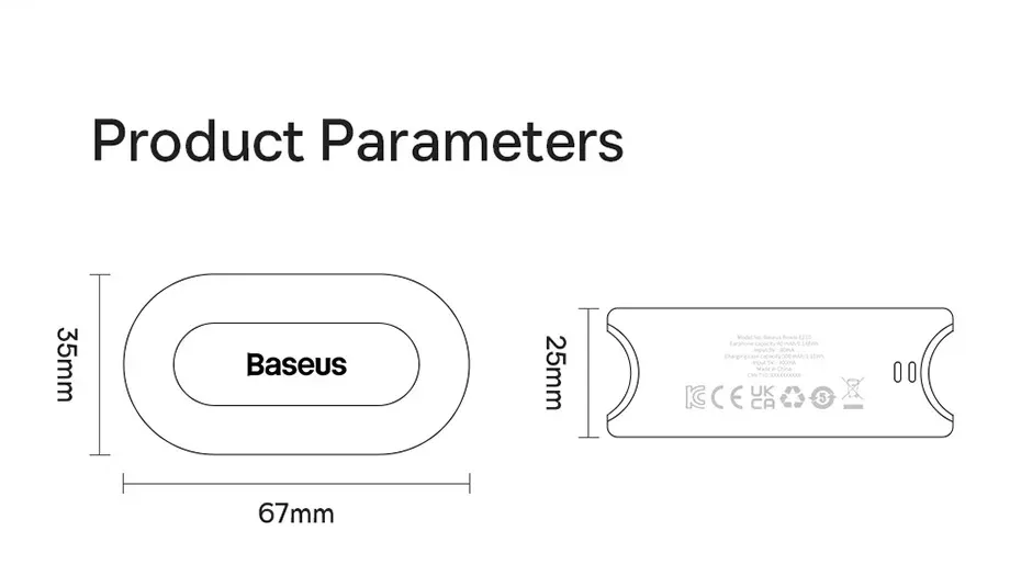 Baseus Bowie EZ10 TWS Earphone Bluetooth 5.3 Wireless Headphone Fast Charge Mini in Ear Earbuds Sports Headset 0.06s Low Latency Baseus Bowie EZ10 TWS Earphone Bluetooth 5.3 Wireless Headphone Fast Charge Mini in Ear Earbuds Sports Headset 0.06s Low Latency