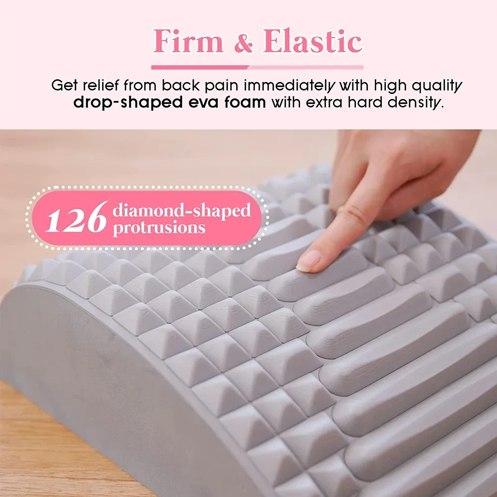 Back Stretcher Pillow For Back Pain Relief,Lumbar Support,Herniated Disc,Sciatica Pain Relief,Posture Corrector,Spinal Stenosis Back Stretcher Pillow For Back Pain Relief,Lumbar Support,Herniated Disc,Sciatica Pain Relief,Posture Corrector,Spinal Stenosis