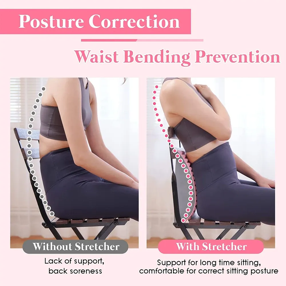 Back Stretcher Pillow For Back Pain Relief,Lumbar Support,Herniated Disc,Sciatica Pain Relief,Posture Corrector,Spinal Stenosis Back Stretcher Pillow For Back Pain Relief,Lumbar Support,Herniated Disc,Sciatica Pain Relief,Posture Corrector,Spinal Stenosis