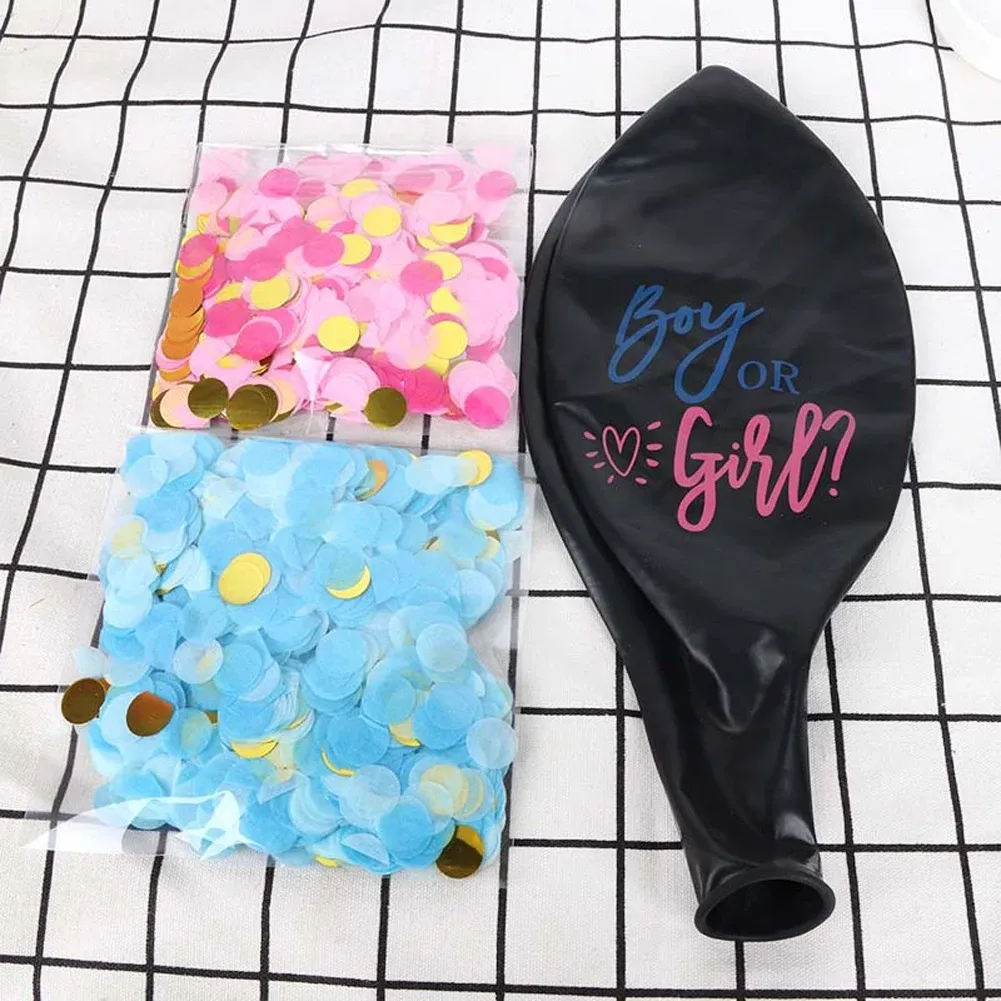 Giant Boy Or Girl Gender Reveal Black Latex Balloon Baby Shower Confetti Ballons Birthday Gender Reveal Party Decoration Giant Boy Or Girl Gender Reveal Black Latex Balloon Baby Shower Confetti Ballons Birthday Gender Reveal Party Decoration