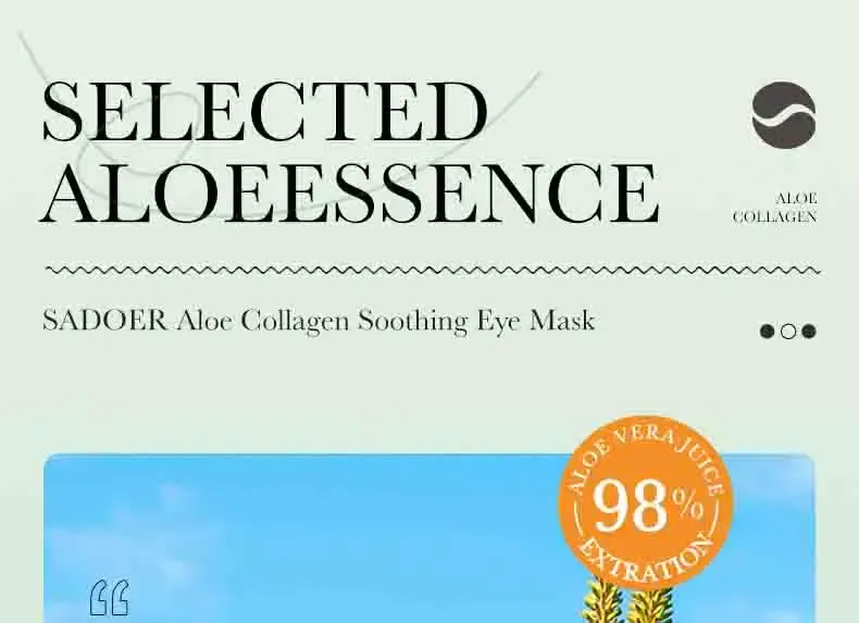 60pcs Aloe Vera Collagen Eye Mask Anti Dark Circles Removal Eyes Bags Moisturizing Firming Eye Patches Eyes Skin Care Products 60pcs Aloe Vera Collagen Eye Mask Anti Dark Circles Removal Eyes Bags Moisturizing Firming Eye Patches Eyes Skin Care Products