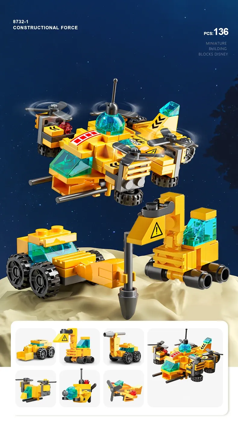 6IN1 Building Blocks City Fire Car Police Truck Engineering Crane Tank Helicopter Bricks Set Toys for Children Kids 6IN1 Building Blocks City Fire Car Police Truck Engineering Crane Tank Helicopter Bricks Set Toys for Children Kids