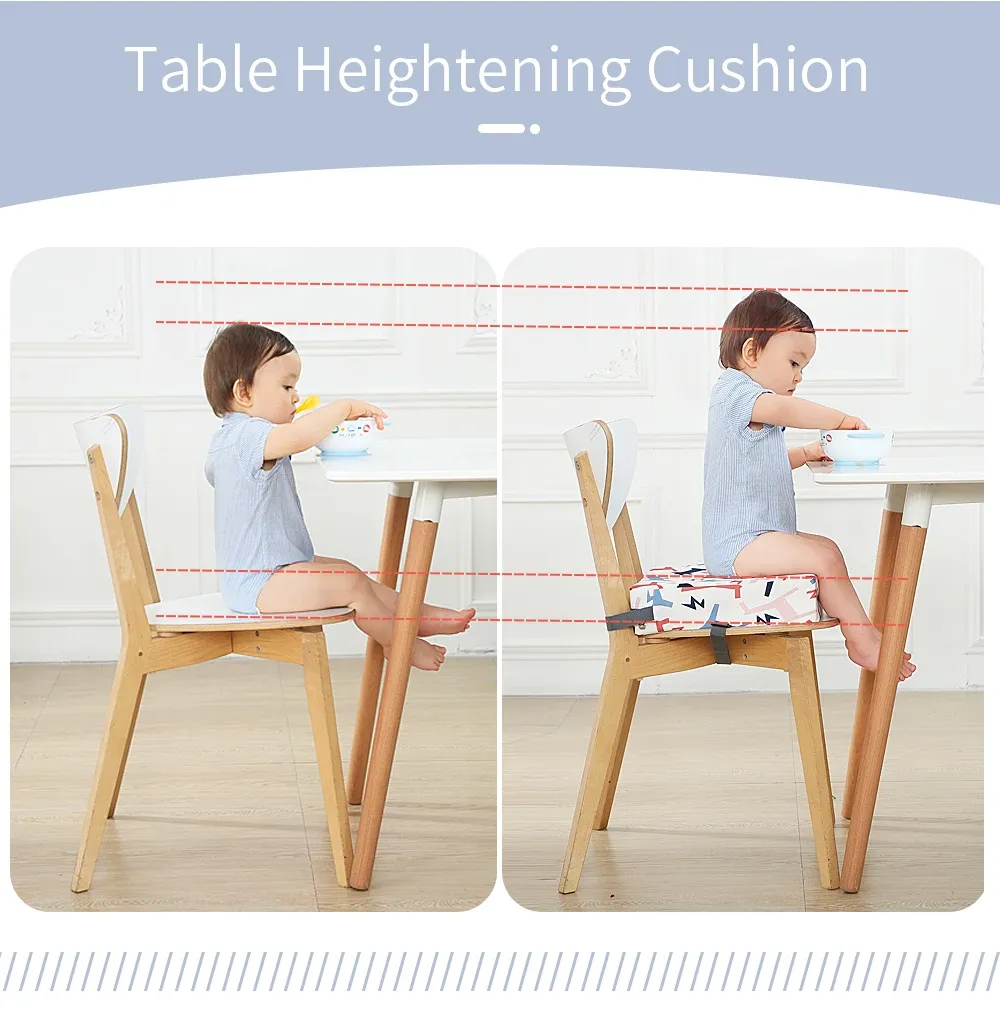 Children Kids Increased Booster Seat Cushion Pad Pillow Baby Dining High Chair Seat Cushions Adjustable Removable Baby Safety Children Kids Increased Booster Seat Cushion Pad Pillow Baby Dining High Chair Seat Cushions Adjustable Removable Baby Safety