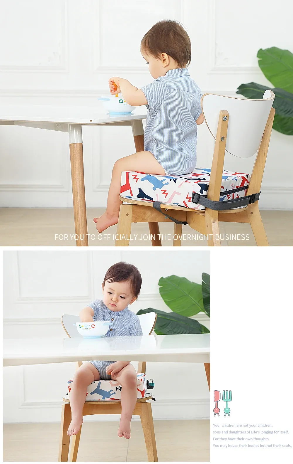 Children Kids Increased Booster Seat Cushion Pad Pillow Baby Dining High Chair Seat Cushions Adjustable Removable Baby Safety Children Kids Increased Booster Seat Cushion Pad Pillow Baby Dining High Chair Seat Cushions Adjustable Removable Baby Safety