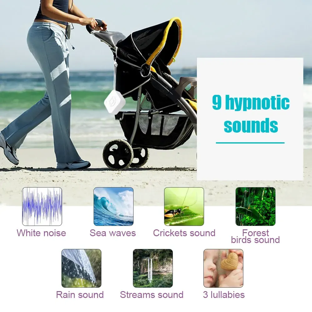 מכשיר רעש לבן לתינוק - לשינה רציפה ואיכותית של התינוק! – תמונה 3