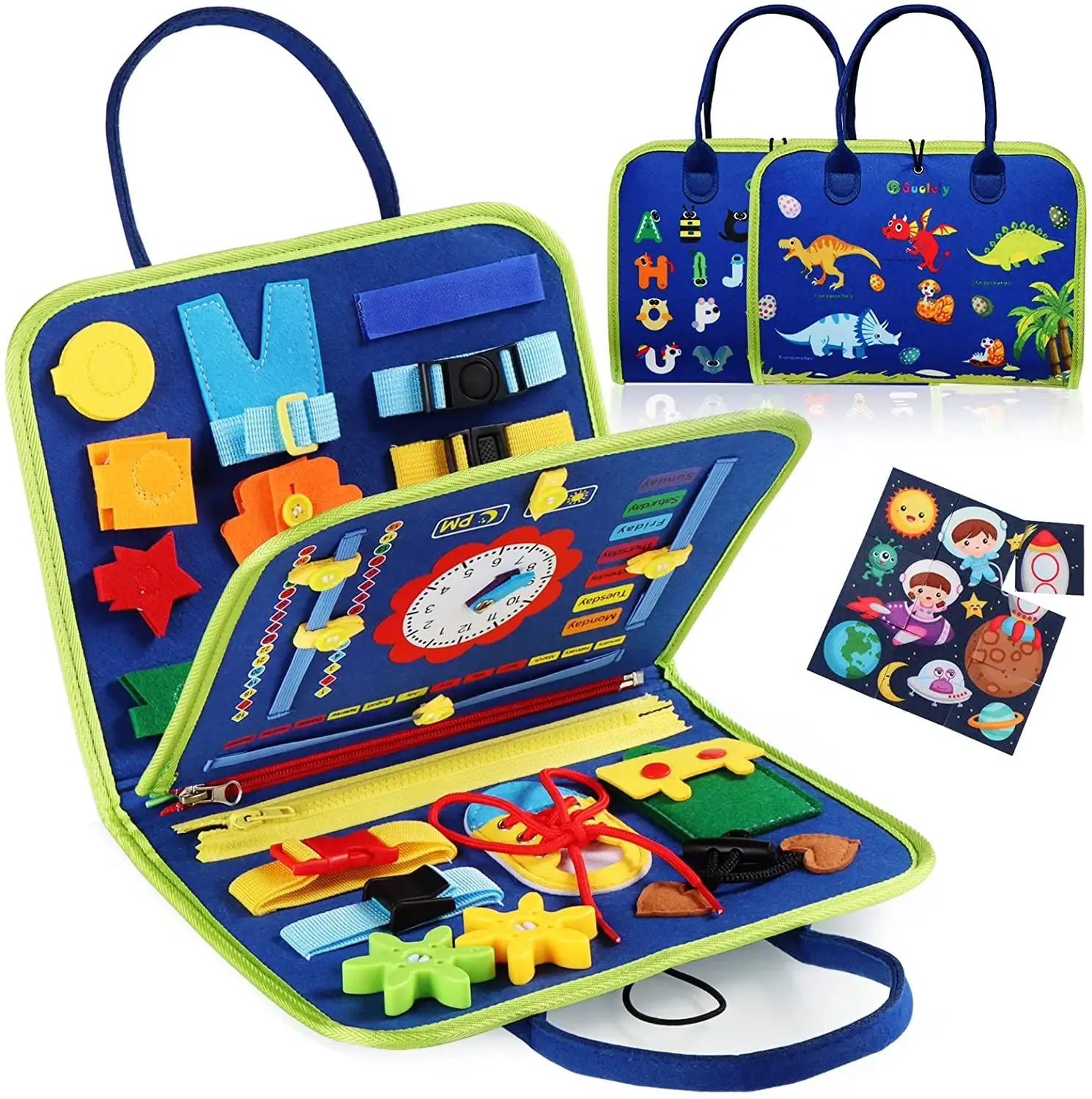 Montessori Toys Busy Board Sensory Activity Developing Board for Motor Skills,Learning Board for Toddlers Montessori Toys Busy Board Sensory Activity Developing Board for Motor Skills,Learning Board for Toddlers
