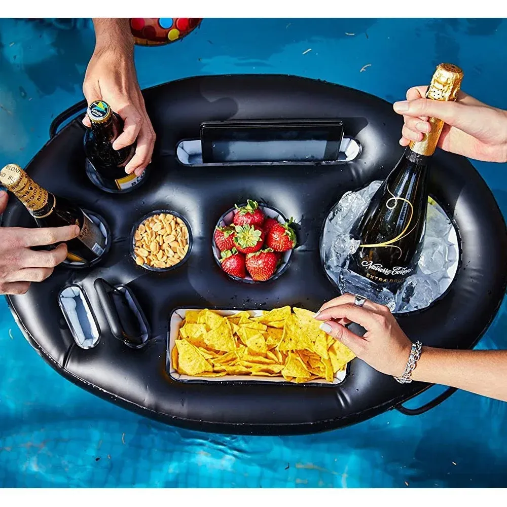 Summer Sea Bucket Cup Holder Inflatable Pool Beach Swimming Play Family Party Float Beer Drink Tray Cooler Table Toy Accessories Summer Sea Bucket Cup Holder Inflatable Pool Beach Swimming Play Family Party Float Beer Drink Tray Cooler Table Toy Accessories