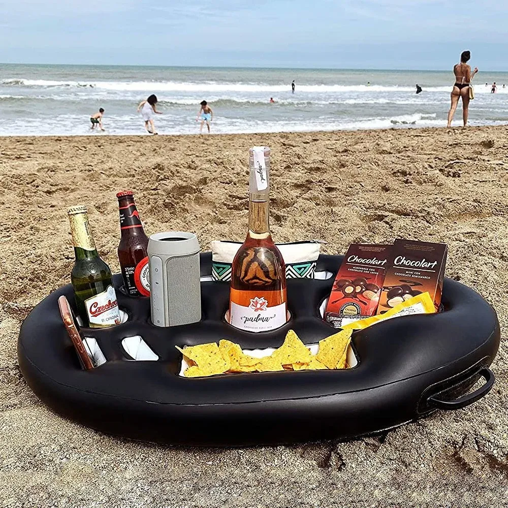 Summer Sea Bucket Cup Holder Inflatable Pool Beach Swimming Play Family Party Float Beer Drink Tray Cooler Table Toy Accessories Summer Sea Bucket Cup Holder Inflatable Pool Beach Swimming Play Family Party Float Beer Drink Tray Cooler Table Toy Accessories