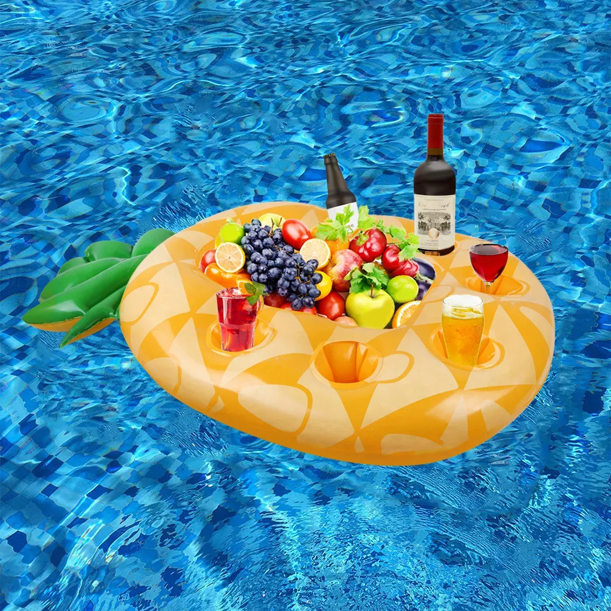 Summer Sea Bucket Cup Holder Inflatable Pool Beach Swimming Play Family Party Float Beer Drink Tray Cooler Table Toy Accessories Summer Sea Bucket Cup Holder Inflatable Pool Beach Swimming Play Family Party Float Beer Drink Tray Cooler Table Toy Accessories