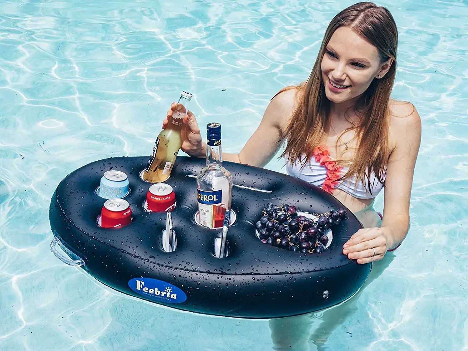 Summer Sea Bucket Cup Holder Inflatable Pool Beach Swimming Play Family Party Float Beer Drink Tray Cooler Table Toy Accessories Summer Sea Bucket Cup Holder Inflatable Pool Beach Swimming Play Family Party Float Beer Drink Tray Cooler Table Toy Accessories