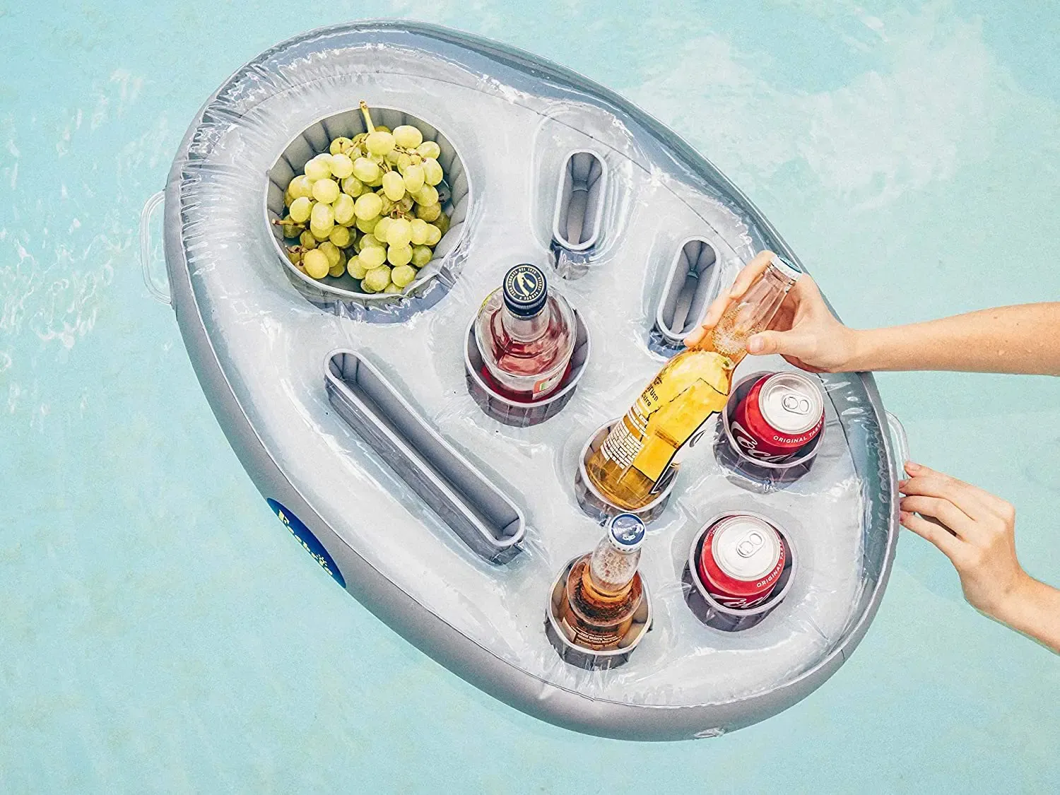 Summer Sea Bucket Cup Holder Inflatable Pool Beach Swimming Play Family Party Float Beer Drink Tray Cooler Table Toy Accessories Summer Sea Bucket Cup Holder Inflatable Pool Beach Swimming Play Family Party Float Beer Drink Tray Cooler Table Toy Accessories