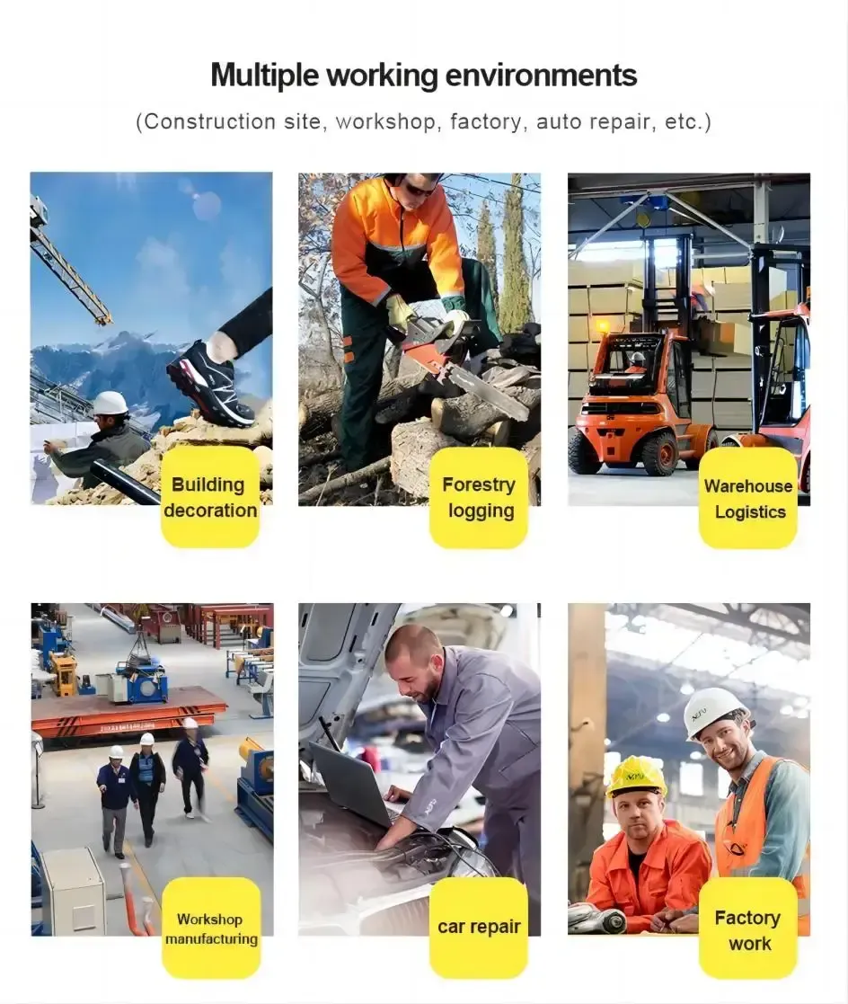 Air Cushion Work Safety Shoes For Men Women Breathable Work Sneakers Steel Toe Shoes Anti-puncture Safety Protective Shoe Air Cushion Work Safety Shoes For Men Women Breathable Work Sneakers Steel Toe Shoes Anti-puncture Safety Protective Shoe