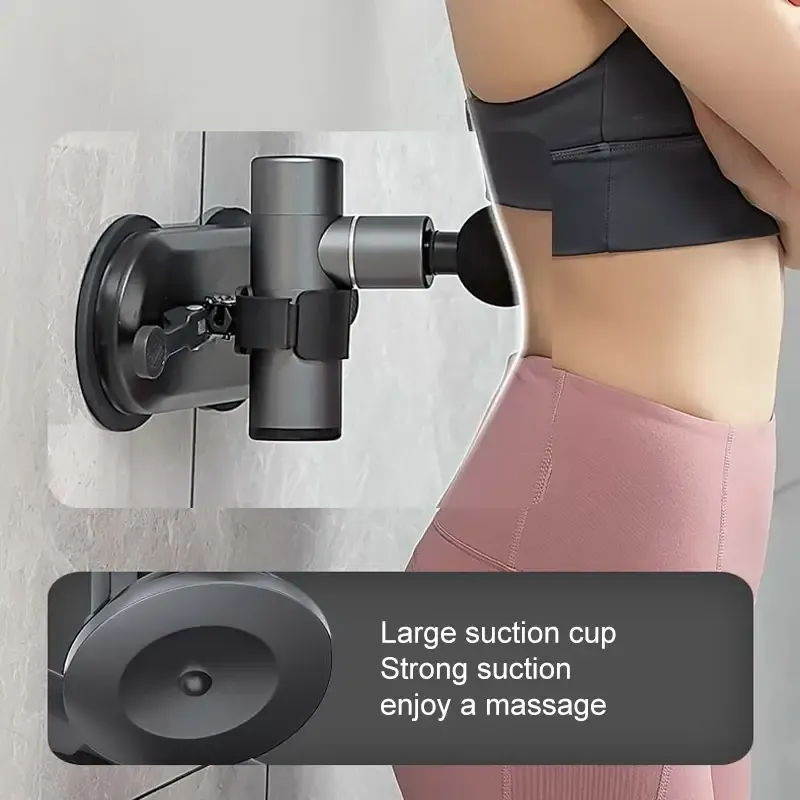 Massage gun bracket double suction cup strong adsorption for Fascia gun bracket Massager free hands Massage gun bracket double suction cup strong adsorption for Fascia gun bracket Massager free hands