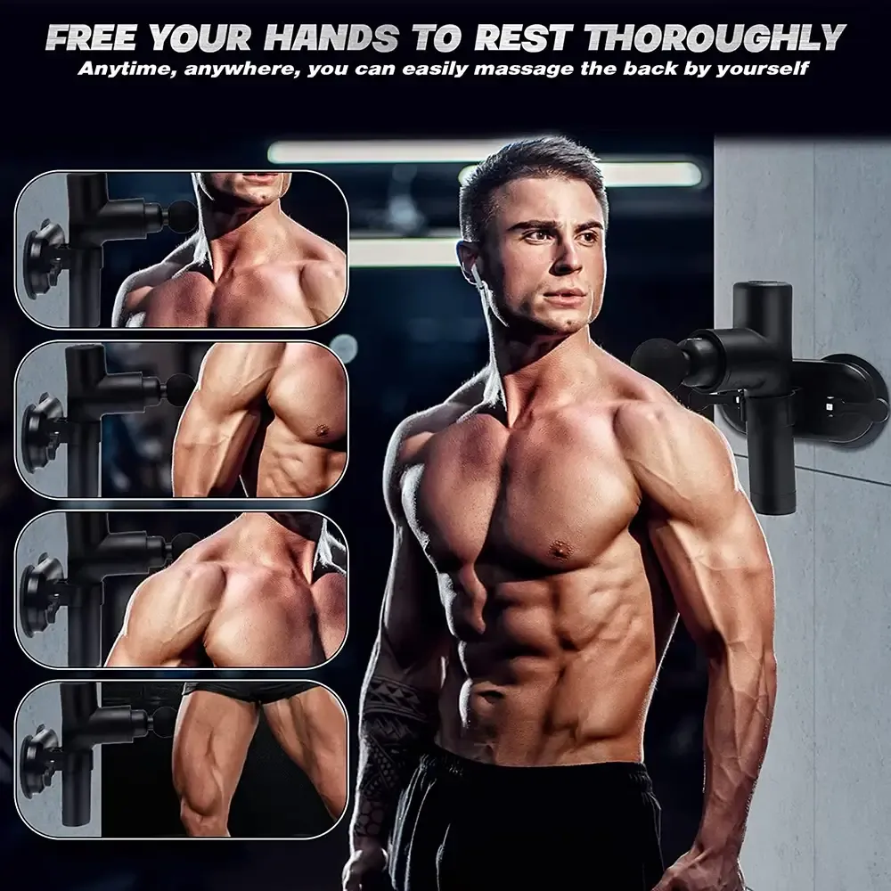 Massage gun bracket double suction cup strong adsorption for Fascia gun bracket Massager free hands Massage gun bracket double suction cup strong adsorption for Fascia gun bracket Massager free hands