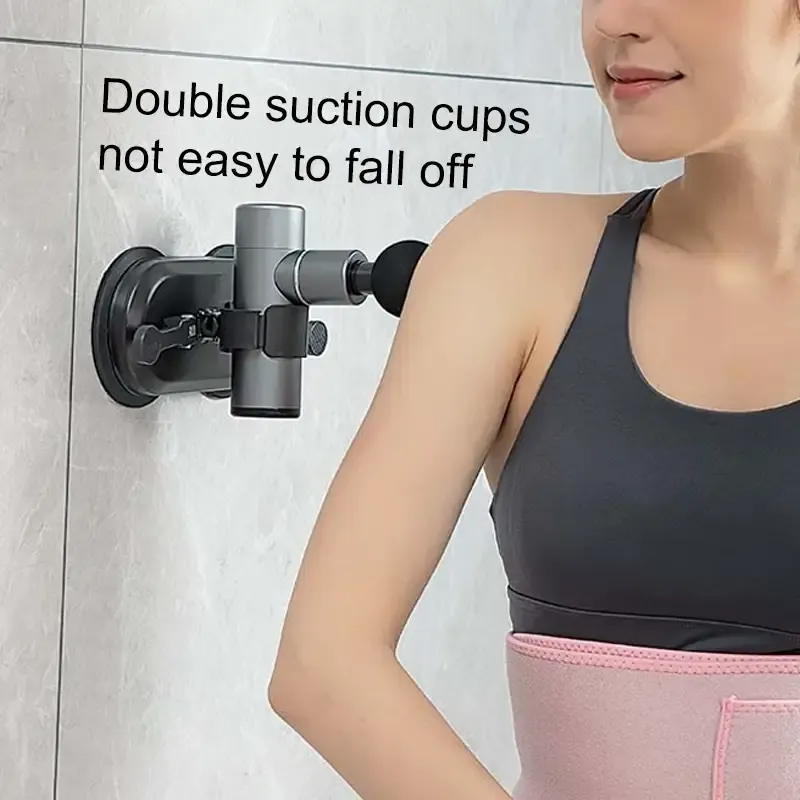 Massage gun bracket double suction cup strong adsorption for Fascia gun bracket Massager free hands Massage gun bracket double suction cup strong adsorption for Fascia gun bracket Massager free hands