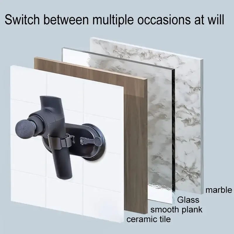 Massage gun bracket double suction cup strong adsorption for Fascia gun bracket Massager free hands Massage gun bracket double suction cup strong adsorption for Fascia gun bracket Massager free hands