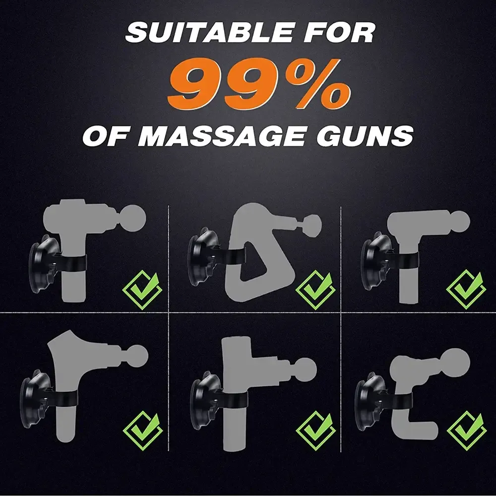 Massage gun bracket double suction cup strong adsorption for Fascia gun bracket Massager free hands Massage gun bracket double suction cup strong adsorption for Fascia gun bracket Massager free hands