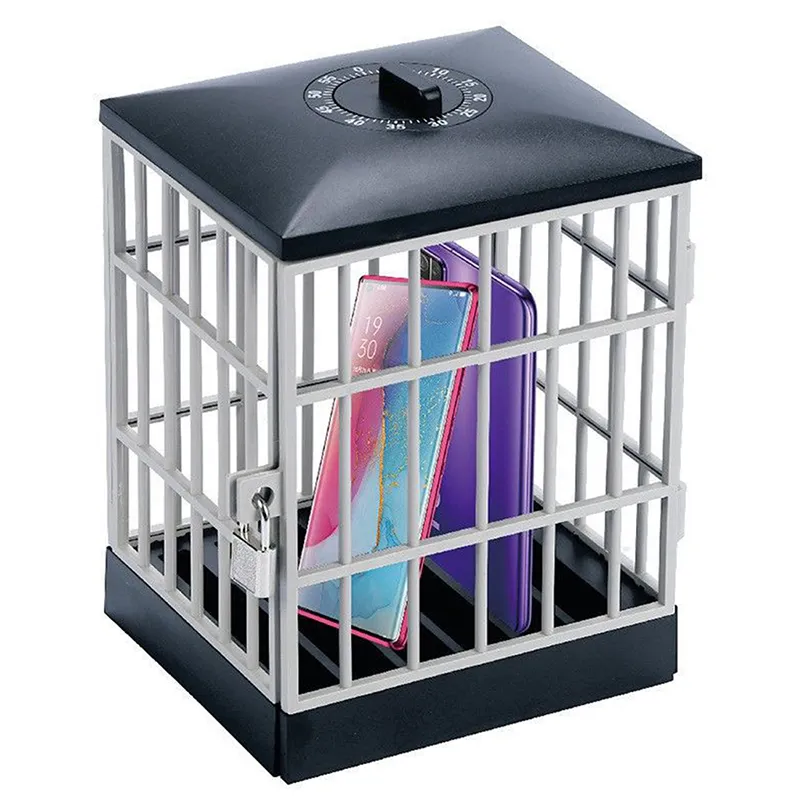 Cell Phone Jail with Timer Creative Cell Prison Lock for Party Home Table Office Cell Phone Cage Prison Cell Phone Storage Box Cell Phone Jail with Timer Creative Cell Prison Lock for Party Home Table Office Cell Phone Cage Prison Cell Phone Storage Box