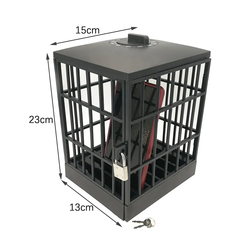 Cell Phone Jail with Timer Creative Cell Prison Lock for Party Home Table Office Cell Phone Cage Prison Cell Phone Storage Box Cell Phone Jail with Timer Creative Cell Prison Lock for Party Home Table Office Cell Phone Cage Prison Cell Phone Storage Box
