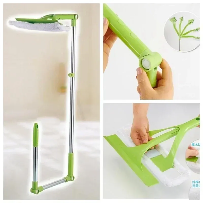 New Telescopic High-rise Cleaning Glass Sponge Mop Multi Cleaner Brush Washing Windows Dust Brush New Telescopic High-rise Cleaning Glass Sponge Mop Multi Cleaner Brush Washing Windows Dust Brush