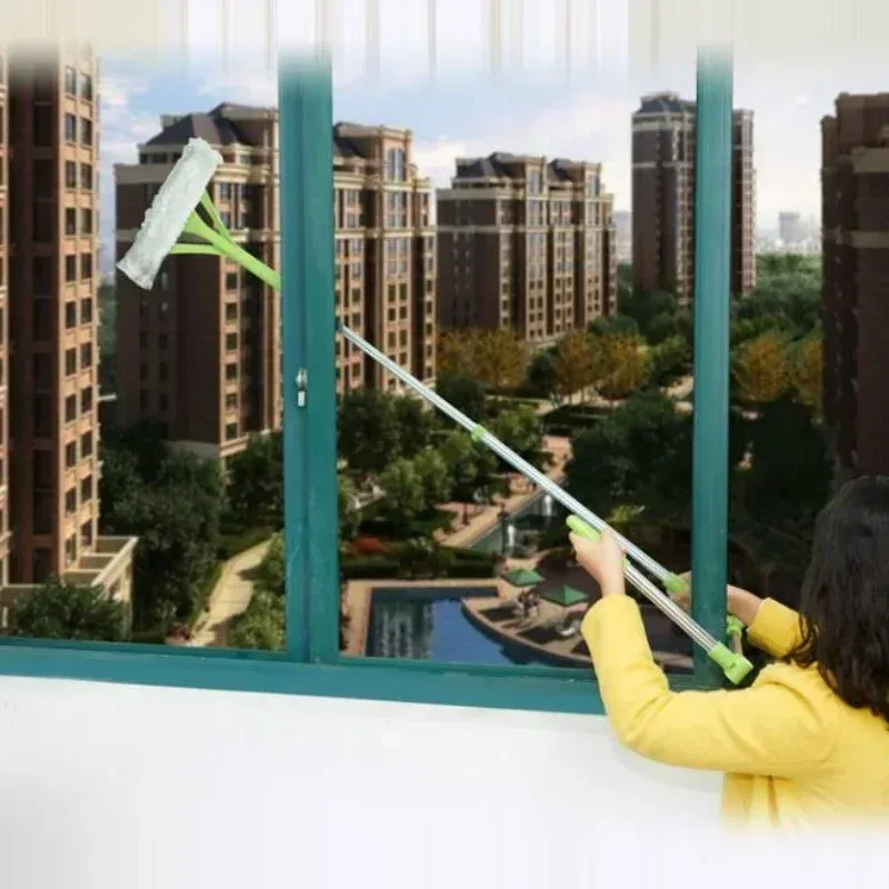 New Telescopic High-rise Cleaning Glass Sponge Mop Multi Cleaner Brush Washing Windows Dust Brush New Telescopic High-rise Cleaning Glass Sponge Mop Multi Cleaner Brush Washing Windows Dust Brush