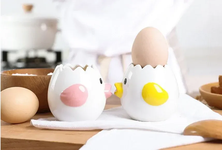 Egg White Separator Cute Cartoon Model Kitchen Accessories Easy Separation of Egg Whites and Yolks Ceramics Cooking Kitchen Tool Egg White Separator Cute Cartoon Model Kitchen Accessories Easy Separation of Egg Whites and Yolks Ceramics Cooking Kitchen Tool