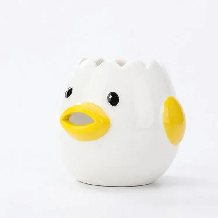 Egg White Separator Cute Cartoon Model Kitchen Accessories Easy Separation of Egg Whites and Yolks Ceramics Cooking Kitchen Tool Egg White Separator Cute Cartoon Model Kitchen Accessories Easy Separation of Egg Whites and Yolks Ceramics Cooking Kitchen Tool