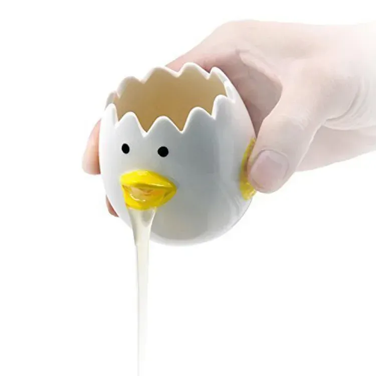 Egg White Separator Cute Cartoon Model Kitchen Accessories Easy Separation of Egg Whites and Yolks Ceramics Cooking Kitchen Tool Egg White Separator Cute Cartoon Model Kitchen Accessories Easy Separation of Egg Whites and Yolks Ceramics Cooking Kitchen Tool
