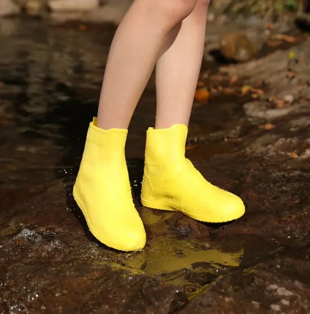Waterproof Shoe Covers Silicone Anti-Slip Rain Boots Unisex Sneakers Protector For Outdoor Rainy Day Protectors Shoes Cover Waterproof Shoe Covers Silicone Anti-Slip Rain Boots Unisex Sneakers Protector For Outdoor Rainy Day Protectors Shoes Cover