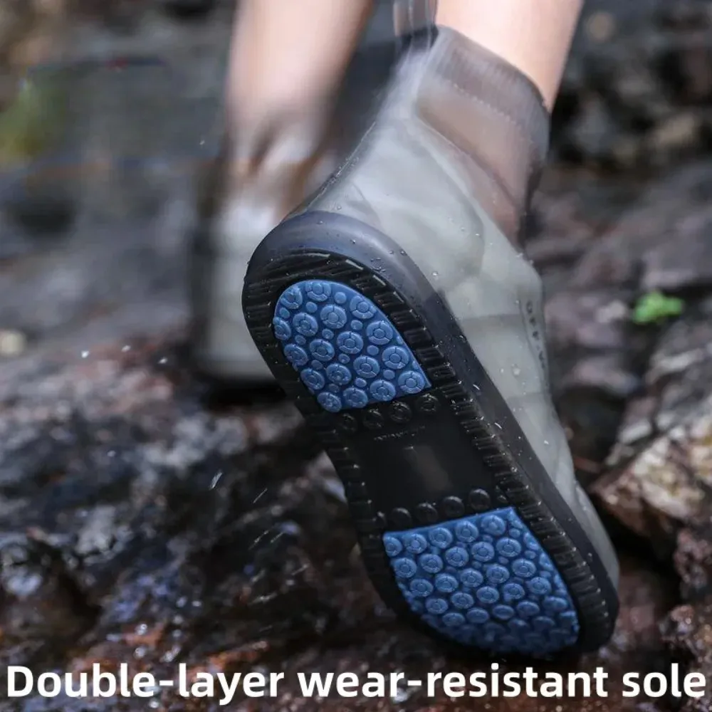 Waterproof Shoe Covers Silicone Anti-Slip Rain Boots Unisex Sneakers Protector For Outdoor Rainy Day Protectors Shoes Cover Waterproof Shoe Covers Silicone Anti-Slip Rain Boots Unisex Sneakers Protector For Outdoor Rainy Day Protectors Shoes Cover