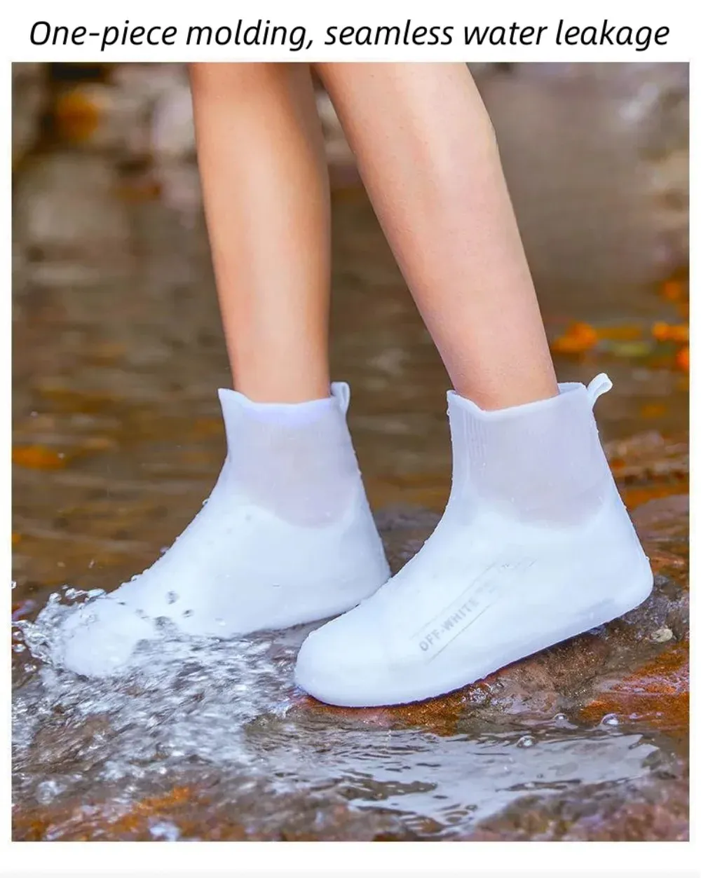 Waterproof Shoe Covers Silicone Anti-Slip Rain Boots Unisex Sneakers Protector For Outdoor Rainy Day Protectors Shoes Cover Waterproof Shoe Covers Silicone Anti-Slip Rain Boots Unisex Sneakers Protector For Outdoor Rainy Day Protectors Shoes Cover