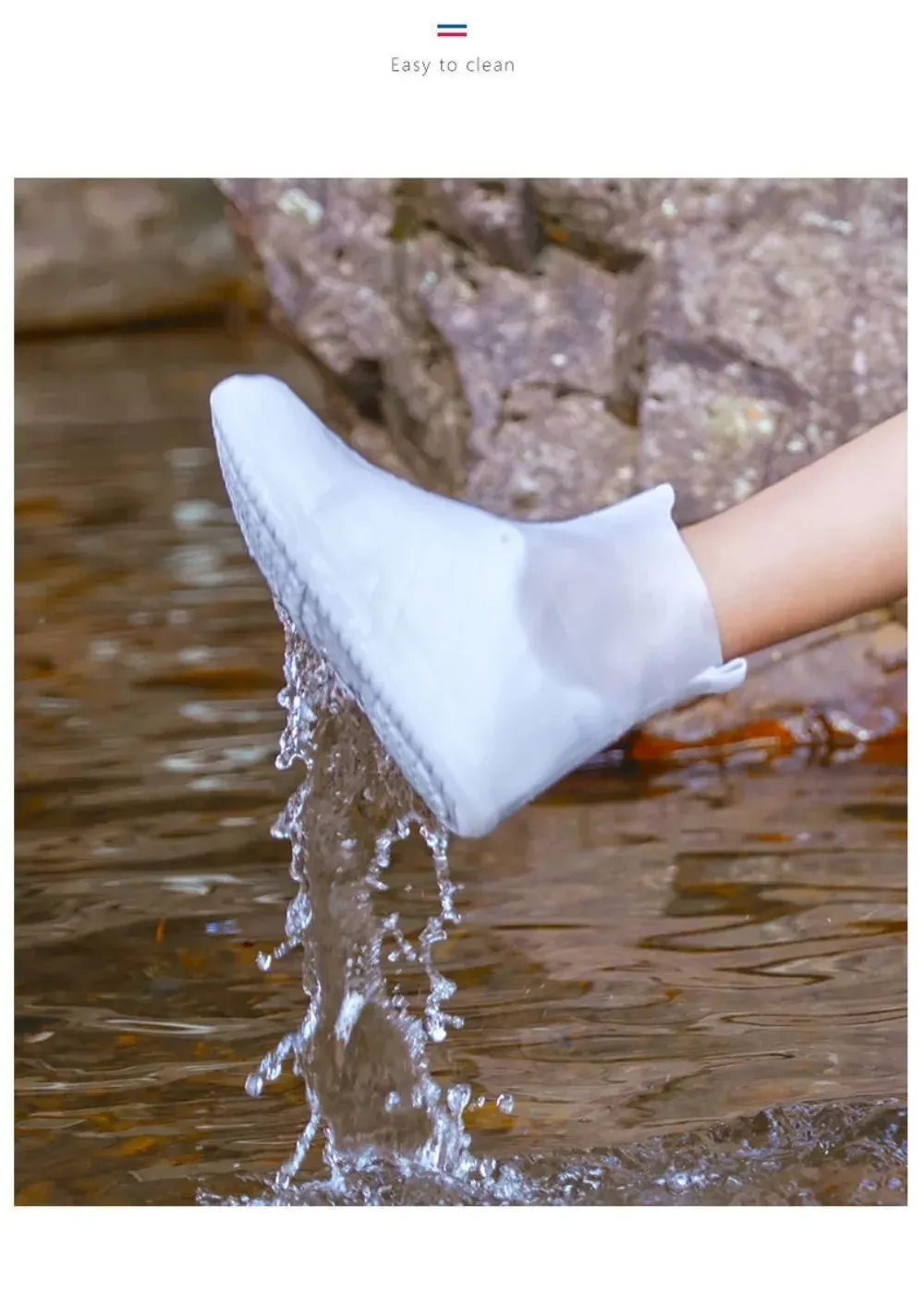 Waterproof Shoe Covers Silicone Anti-Slip Rain Boots Unisex Sneakers Protector For Outdoor Rainy Day Protectors Shoes Cover Waterproof Shoe Covers Silicone Anti-Slip Rain Boots Unisex Sneakers Protector For Outdoor Rainy Day Protectors Shoes Cover