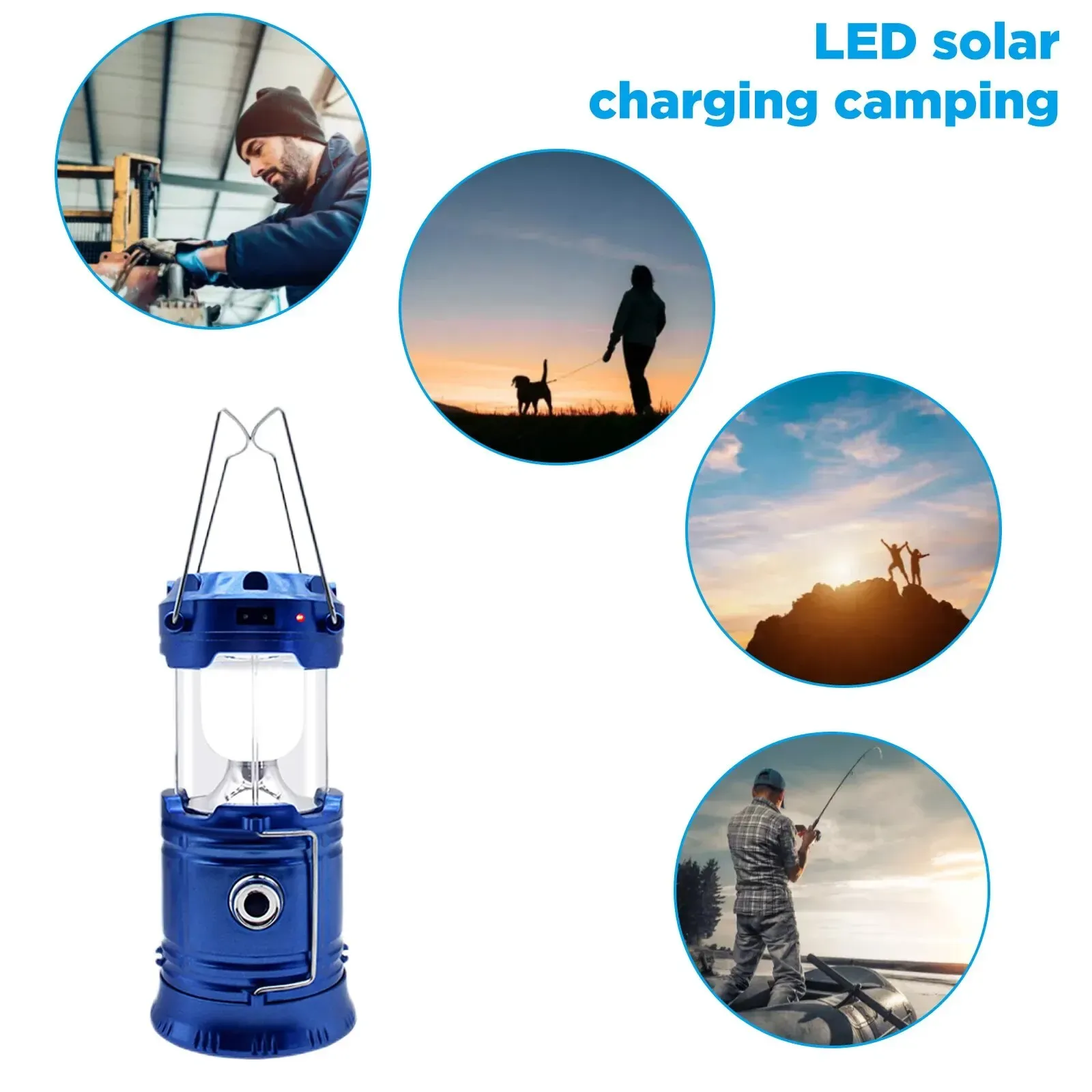 Solar Multifunctional Handheld Camping Lamp Tent Lamp LED Portable Flashlight Portable Waterproof Emergency Powered Work Light Solar Multifunctional Handheld Camping Lamp Tent Lamp LED Portable Flashlight Portable Waterproof Emergency Powered Work Light