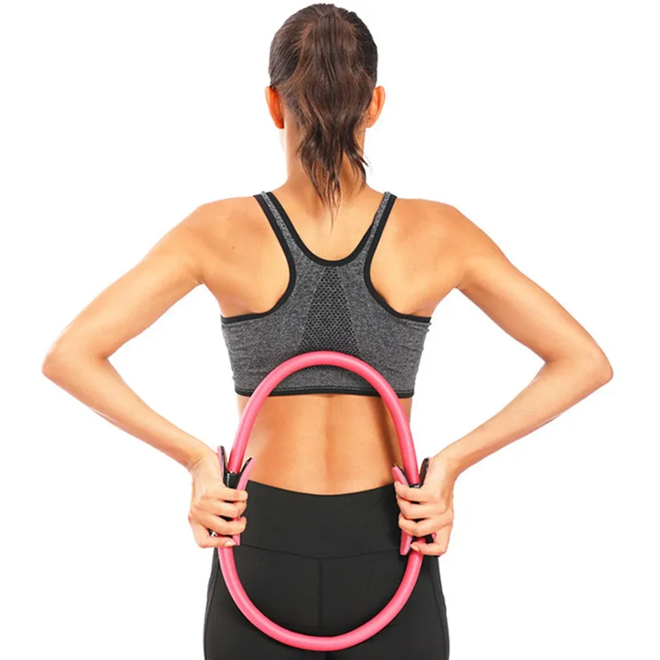 Yoga Fitness Ring Circle Pilates Women Girl Exercise Home Resistance Elasticity Yoga Ring Circle Gym Workout Pilates Accessories Yoga Fitness Ring Circle Pilates Women Girl Exercise Home Resistance Elasticity Yoga Ring Circle Gym Workout Pilates Accessories