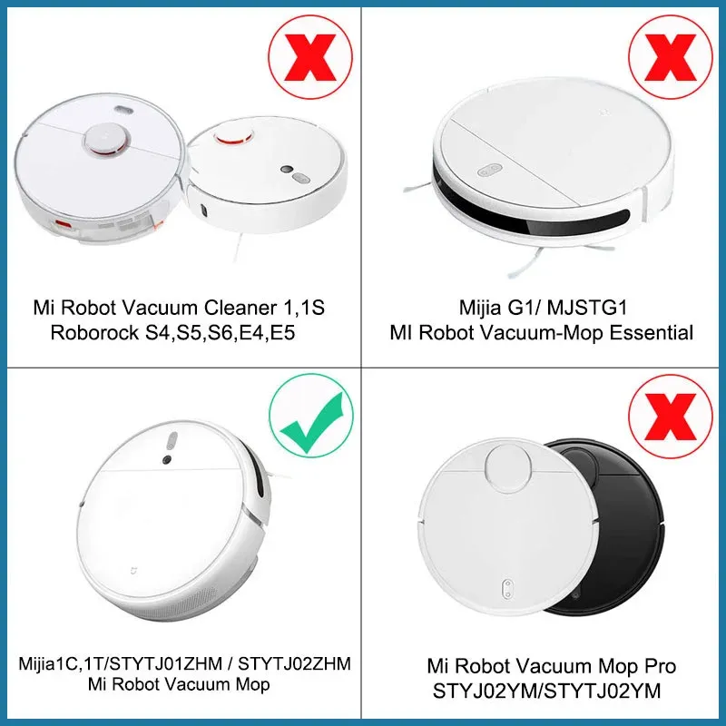 ⁦ערכות אחזקה ואביזרים לשואב אבק רובוטי - For Xiaomi Mi Robot Vacuum Mop 2 STYTJ03ZHM⁩ – תמונה ⁦6⁩