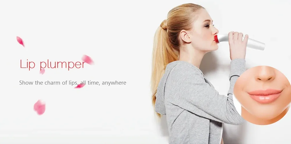 Silicone Lip Plumper Device Automatic Lip Plumper Electric Plumping Device Beauty Tool Fuller Bigger Thicker Lips for Women Silicone Lip Plumper Device Automatic Lip Plumper Electric Plumping Device Beauty Tool Fuller Bigger Thicker Lips for Women