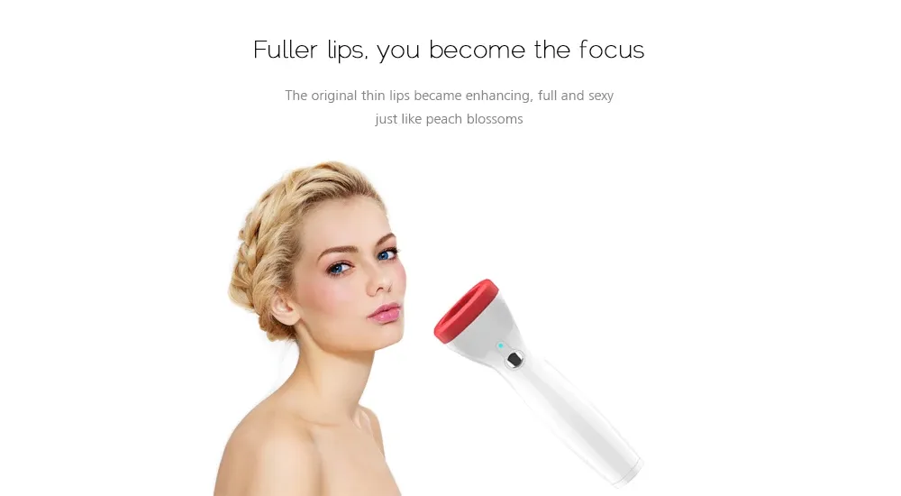 Silicone Lip Plumper Device Automatic Lip Plumper Electric Plumping Device Beauty Tool Fuller Bigger Thicker Lips for Women Silicone Lip Plumper Device Automatic Lip Plumper Electric Plumping Device Beauty Tool Fuller Bigger Thicker Lips for Women
