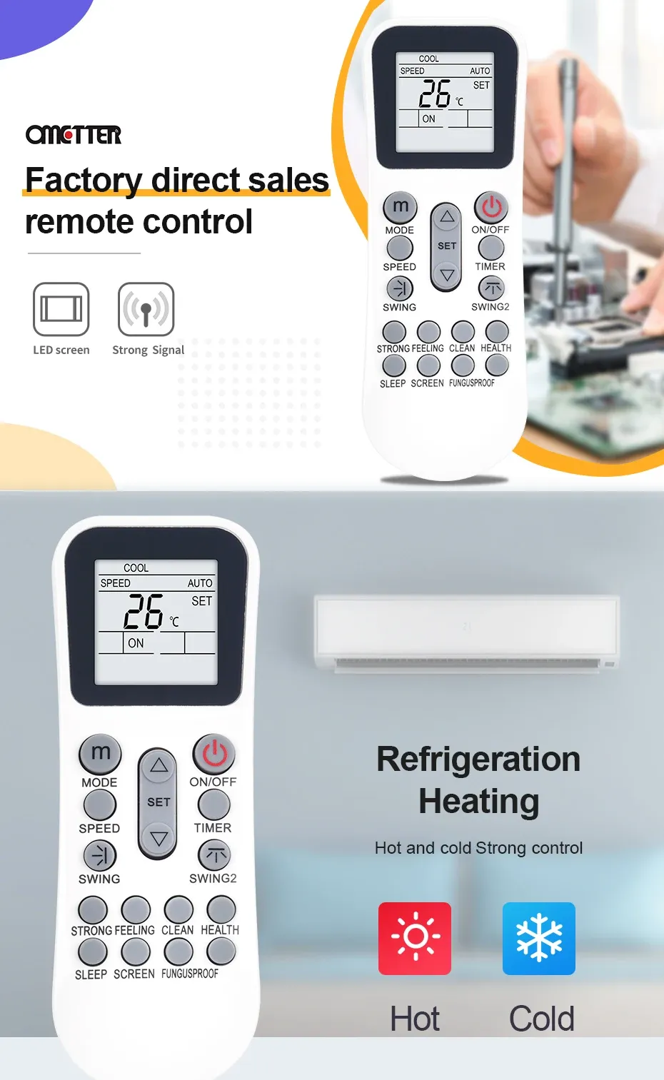 New Original Remote control YKR-K/002E AC Air Conditioner For AUX YKR-K/204E Ykr-k/001e Remoto Controle New Original Remote control YKR-K/002E AC Air Conditioner For AUX YKR-K/204E Ykr-k/001e Remoto Controle