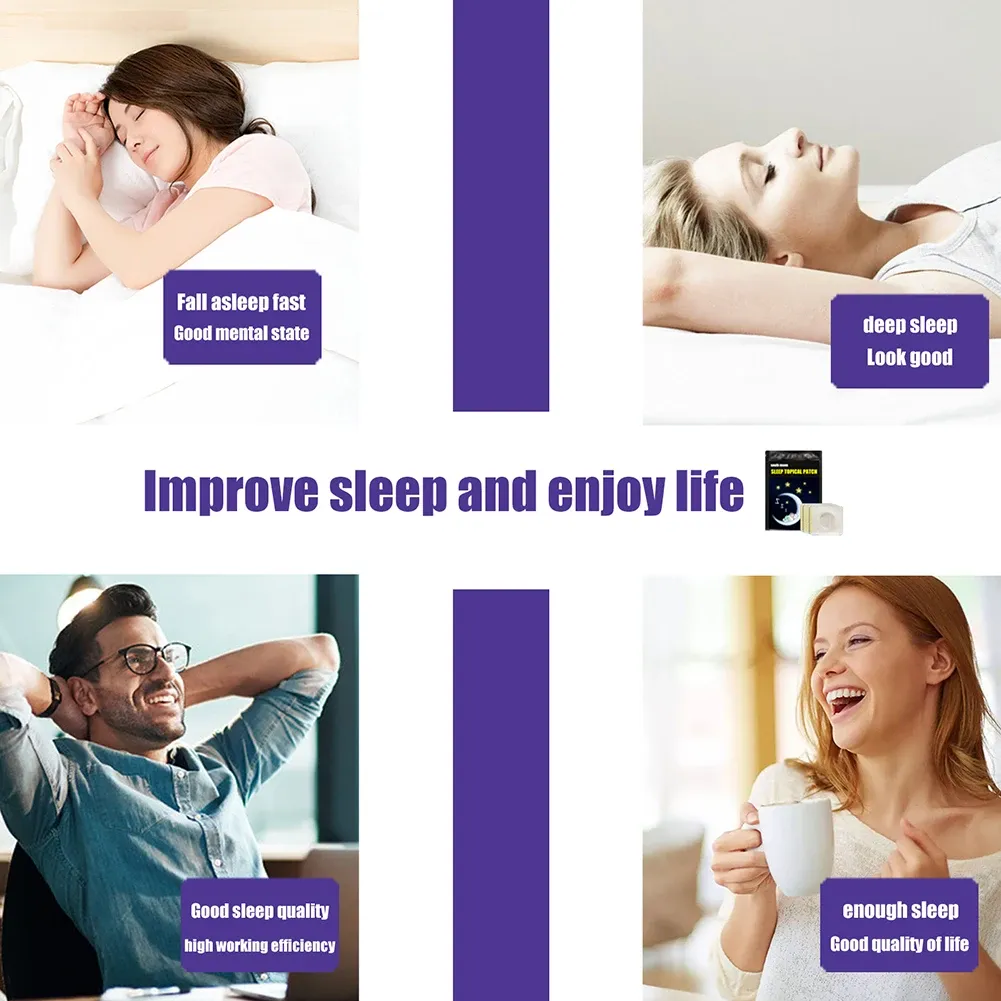 Sleeping Patch for Kids Adult Improve Insomnia Neurasthenia Soothing Better Sleep Aid Sticker Medicine Herbal Sleeping Patch for Kids Adult Improve Insomnia Neurasthenia Soothing Better Sleep Aid Sticker Medicine Herbal