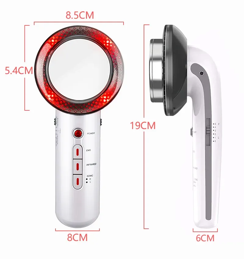 Ultrasonic 3 in 1 Cavitation EMS Slimming Massager Fat Burner Cellulite Skin Care Infrared Fat Removal Therapy Beauty Apparatus Ultrasonic 3 in 1 Cavitation EMS Slimming Massager Fat Burner Cellulite Skin Care Infrared Fat Removal Therapy Beauty Apparatus
