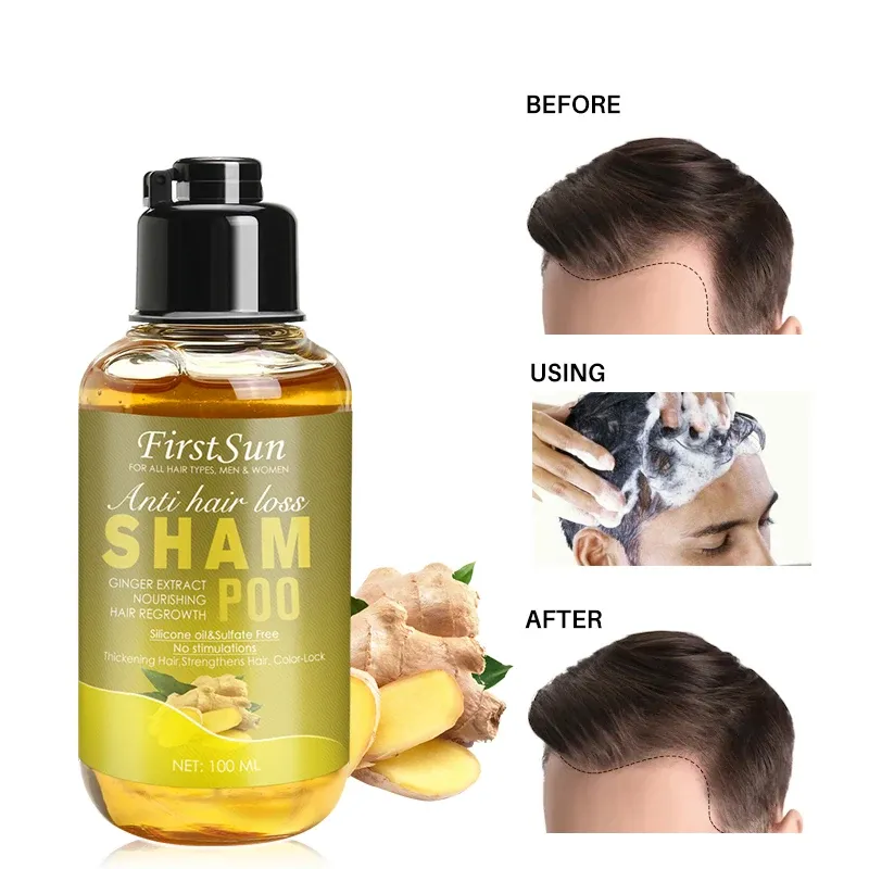 שמפו לעידוד צמיחת שיער FirstSun – תמונה 5