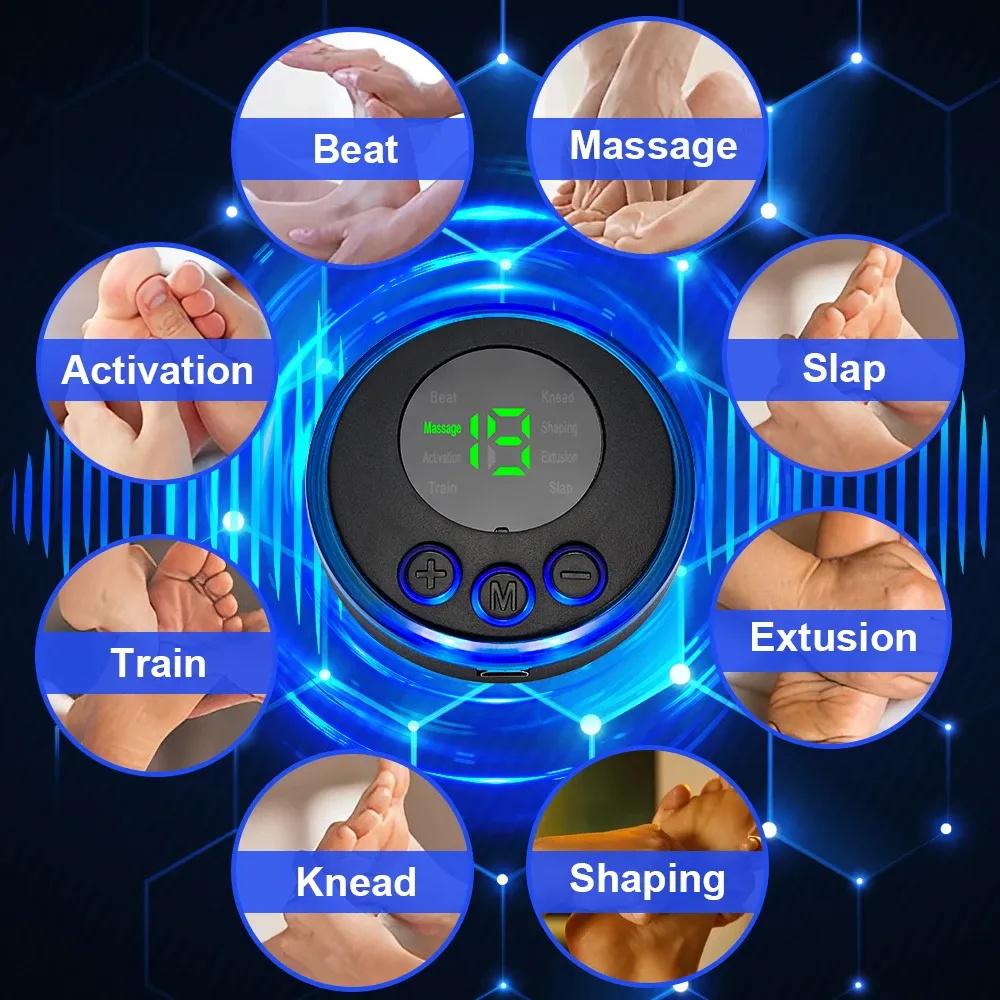 Electric EMS Foot Massager Pad Relief Pain Relax Feet Acupoints Massage Mat Shock Muscle Stimulation Improve Blood Circulation Electric EMS Foot Massager Pad Relief Pain Relax Feet Acupoints Massage Mat Shock Muscle Stimulation Improve Blood Circulation