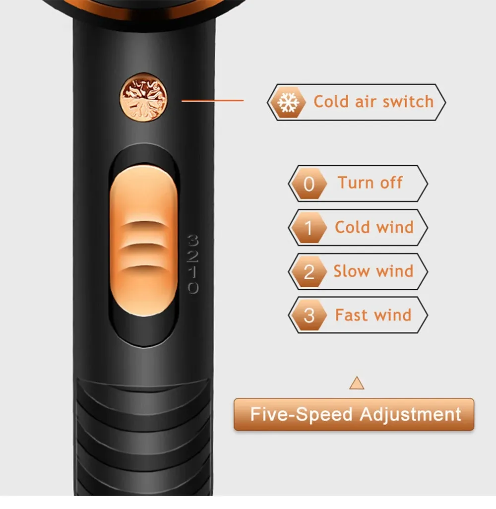 מייבש שיער 3 ראשים עוצמתי 4000W Kemei מייבש שיער 3 ראשים עוצמתי 4000W Kemei